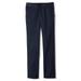 Lands' End Girls School Uniform Iron Knees Straight Leg Plain-Front Chino Pants, Sizes 4-16