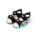 ZP-Boys and Girls LED Lights Hollow Out Breathable Non-slip Sandals Beach Shoes Casual Shoes