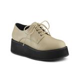 Allegra K Women's Rounded Toe Lace Up Platform Oxford Shoes