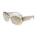 Versace VE4355B 52885A TRANSPARENT BEIGE Oval Sunglasses