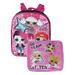 LOL Surprise 12" Mini Backpack MC Swag w/ Insulated Lunch Bag Queen Bee Set