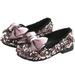 Fashion Dance Shoes Rhinestone Princess Dress Flat Shoes with Knotbow Casual Toddler Kids New