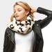 Amtal Women Leopard Print Infinity Faux Fur Scarf Loop Circle Neck Warmer