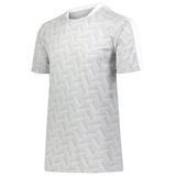 YOUTH HYPERVOLT JERSEY - XS / GRAPHITE PRINT/WHITE by HIGH FIVE