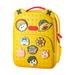 Hi.FANCY Backpack Children Cartoon Bag DIY EVA School Rucksack Kid Toy Decor Large Capacity Bag, Yellow