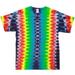 Tie Dyed Shop Cotton Rainbow Battery Tie Dye T Shirt Adult Medium