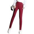 Sexy Dance Women's High Waist Casual Skinny Leggings Pants Stretch Slim Pencil Trousers Ladies Slim Fit Cigarette Pants Stretch Casual Jeggings Trousers Work Office