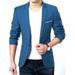 Fymall Men's Suit Jacket Blazer Cardigan Wedding Suits Jackets