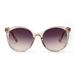Summark Retro round sunglasses ladies men's brand designer sunglasses ladies alloy mirror sunglasses