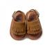 Baby Girl Sandals Summer Baby Shoes Casual Fashion Girl Shoes Sandals For Girls Pu Fringed Baby Sandals Dark Brown M