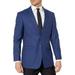 Adam Baker by Douglas & Grahame Men's 41014 Single Breasted 100% Wool Ultra Slim Fit Blazer/Sport Coat - Blue - 52L