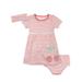 Gerber Baby & Toddler Girls Dress, Diaper Cover/Panty & Headband Set 3-Piece (Newborn-5T)