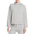 Enza Costa Womens Wide Sleeve Hoodie Sweatshirt