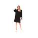 Brand - Daily Ritual Women's Supersoft Terry Drawstring Arm Dress, black, Large