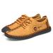 Men's Casual Leather Shoes Loafers Breathable Hand-sewn Non-slip Walking Shoes;Men's Casual Leather Shoes Loafers Hand-sewn Non-slip Walking Shoes