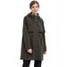 Orolay Women's Double Breasted Long Trench Coat with Belt