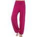 Sexy Dance Women's Harem Yoga Lounge Pants Casual Soft Loose Dance Pilates Jogger Workout Bloomers Pants Pajamas