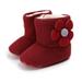 Topumt Autumn Winter Baby Cotton Shoes Soft Anti-slip Flower Shoes Baby Infant Boots