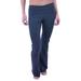 Vivian's Fashions Yoga Pants - Extra Long, Misses Size (Charcoal, 1X)