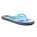 Luckers Girls Seashore Flip Flops, Color: Ocean Blue, Size: 5-6 M US Big Kid