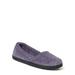 Dearfoams Velour Espadrille Slippers with Memory Foam (Women's)