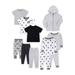 Little Star Organic Baby Boys & Toddler Boys Brights Mix 'n Match Outfits Star Pack, 11pc Gift Set (9M-5T)