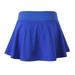 Women's Basic Versatile Stretchy Flared Casual Mini Skater Skirt, Athletic Quick-drying Workout Short Skirted Legging for Women, Basic Solid Flared Mini Skorts&Women Tennis Skirts Pants, S-2XL Blue