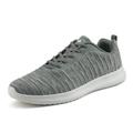 DREAM PAIRS Mesh Sneakers Sports Casual Shoes Mens & Womens Lightweight Trainer RUN_EASE_02 GREY Size 12