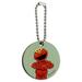 Sesame Street Vintage Elmo Wood Wooden Round Keychain Key Chain Ring