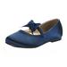 Dream Pairs Girls Mary Jane Flats Shoes Kids Lightweight Slip On Flat Shoes Casual Walking Shoes for Kids Sophia-22 Navy Size 10