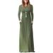 Women's Sleeveless/Long Sleeve Plain Maxi Dresses Casual Long Dresses with Pockets