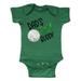 Inktastic Dad's Golf Buddy with Golf Ball Infant Creeper Unisex, Kelly Green, 6 Months