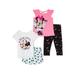 Minnie Mouse Toddler Girls Mix 'n Match T-Shirt, Tank Top, Shorts & Leggings, 4-Piece Outfit Set, Sizes 2T-5T