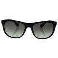 Prada SPR 04S 1AB-0A7 - Black/Grey Gradient by Prada for Unisex - 59-14-140 mm Sunglasses