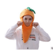 Puloru Cartoon Carrot Cap, Photo Prop, Protective Ear Head Winter Relaxed Breathable Warm Frog Shaped Hat