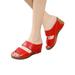 Woobling Women Wedge Platform Sandals Slingback Peep Toe Summer Shoes