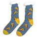 ooohyeah womens cozy ogz sherpa pizza time slipper socks one size