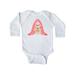 Inktastic Cute Sloth in a Pink Blanket Infant Long Sleeve Bodysuit Unisex