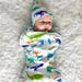 Newborn Baby Cotton Zipper Swaddle Blanket Wrap Sleeping Bag Sleepsacks 0-6M