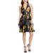 Rachel Rachel Roy Womens Sleeveless V Neck Cocktail Dress