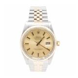Pre-Owned Rolex Datejust 16233 Two Tone Watch (Certified Authentic & Warranty)