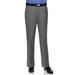 rgm mens slim fit dress pants flat-front - modern formal business wrinkle free no iron grey 40w x 32l-slim