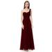 Ever-Pretty Women's Elegant One Shoulder Holiday Party Dresses for Juniors 09768J Burgundy US19