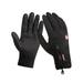 Lioraitiin Unisex Leather Touch Screen Thinsulate Lined Driving Warm Gloves