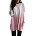 Oversized Long Kaftan Baggy Pullover Sweatshirt Tops For Women Ladies Autumn Thin Long Sleeve Casual Tunic Blouse Tops T-Shirts Winter Basic Tee Plus Size