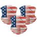 3 Pcs American Flag Outdoor Face Mask- Multifunctional Seamless Microfiber American Flag UV Protection Face Neck Shields Headwear for Men&Women Motorcycle Hiking Cycling Ski Snowboard