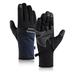 Unisex Waterproof Gloves Fleeve Anti-Slip Touch Screen Glove For Men and Women Cold Weather Full Finger Warm Mittens Workout Gloves Running Cycling Training