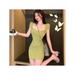 Women's Dresses Basic Bodycon Sleeveless Solid Casual Short Sleeve Knit Dress