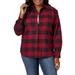 Lee Riders Women's Plus Size Naudia Long Sleeve Super Cozy Fleece Lined Flannel Shirt