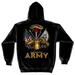 United States Army Antique Armor Hooded Sweatshirt by , Black, 3XL